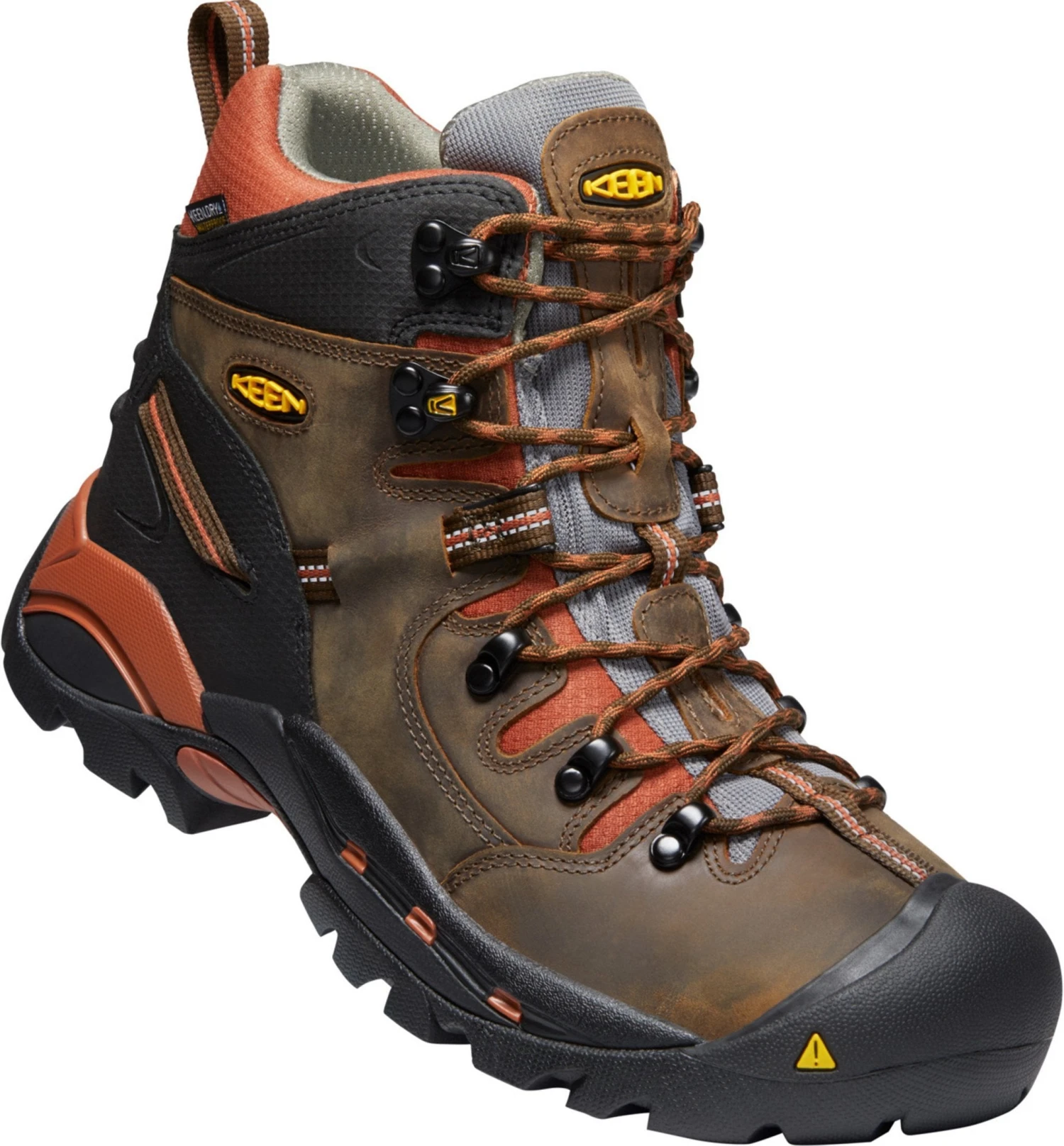 KEEN Utility Men's Pittsburgh 6" Soft Toe WP Work Boot- Brown- 1009709 5 KEEN Utility Men's Pittsburgh 6" Soft Toe WP Work Boot- Brown- 1009709 - Image 3