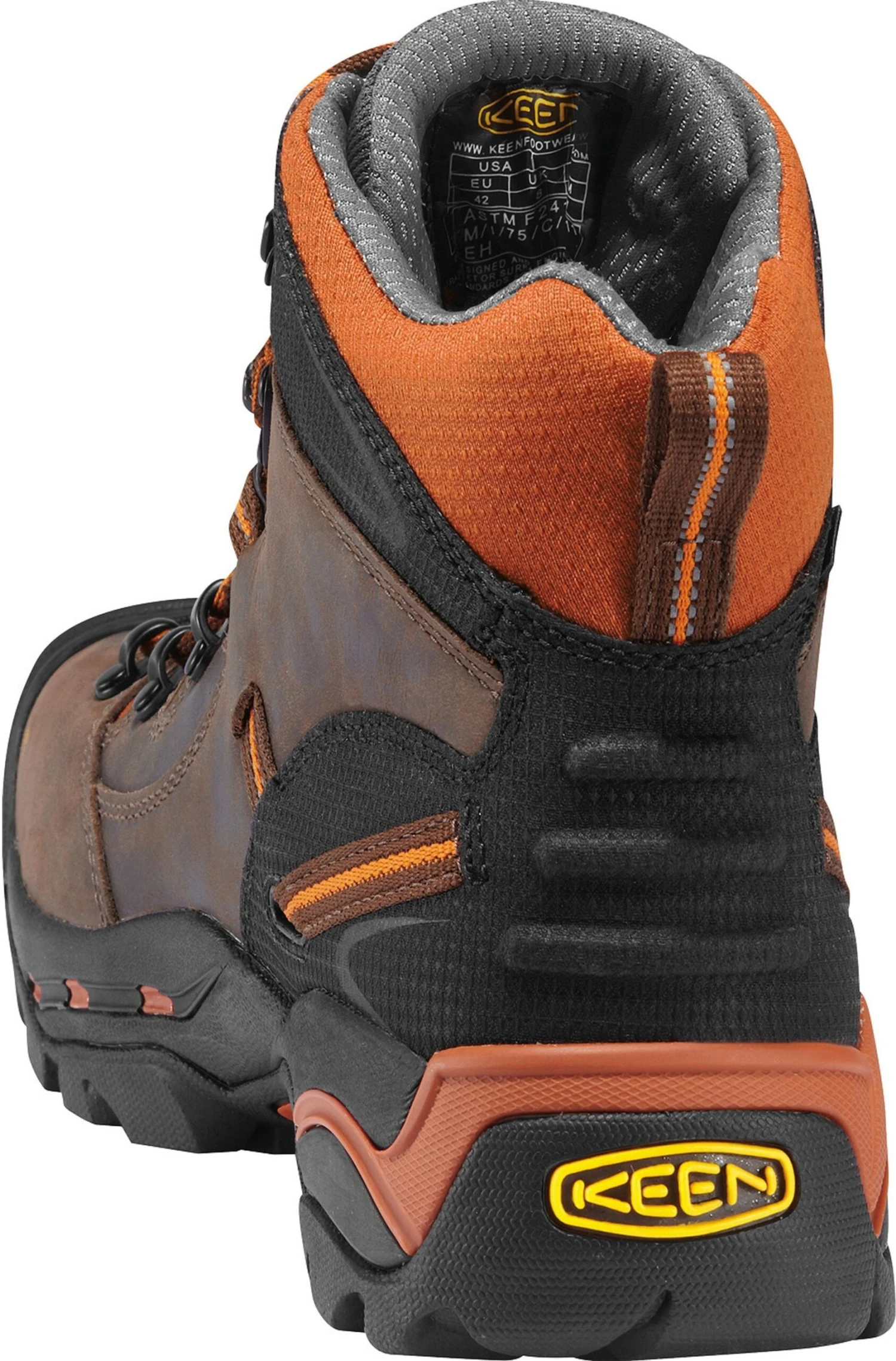 KEEN Utility Men's Pittsburgh 6" Soft Toe WP Work Boot- Brown- 1009709 7 KEEN Utility Men's Pittsburgh 6" Soft Toe WP Work Boot- Brown- 1009709 - Image 5