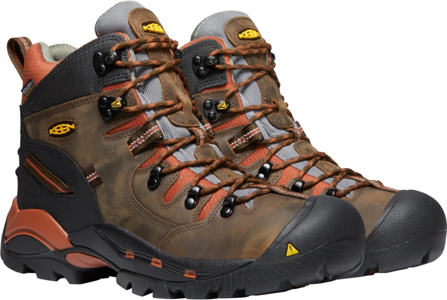 KEEN Utility Men's Pittsburgh 6" Soft Toe WP Work Boot- Brown- 1009709 3 KEEN Utility Men's Pittsburgh 6" Soft Toe WP Work Boot- Brown- 1009709