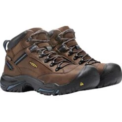 Keen Utility Men's Braddock USA Built Stl Toe WP Work Boot Brown 1012771 -Rocky Sales Store 1012771 PLA large