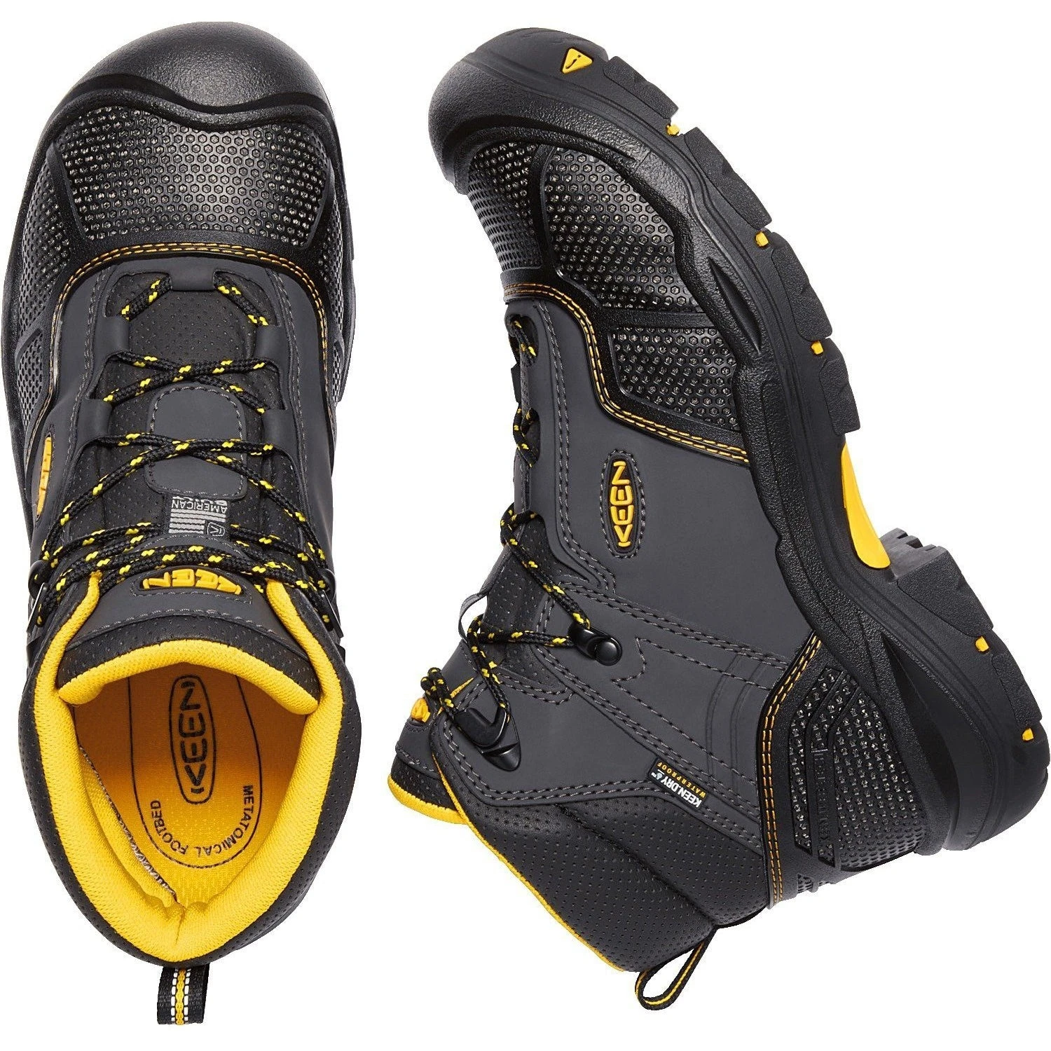 Keen Utility Men's Logandale American Built WP Work Boot - Black - 1017828 6 Keen Utility Men's Logandale American Built WP Work Boot - Black - 1017828 - Image 4