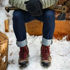 Danner Men's Arctic 600 7" WP 200G Side-Zip Hiking Boot- Brown- 67338 -Rocky Sales Store 67338 lifestyle145