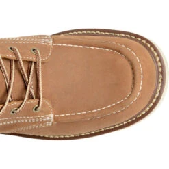 Carolina Men’s AMP 6” Moc Toe WP USA Made Wedge Work Boot Brown CA7041 -Rocky Sales Store CA7041 Top