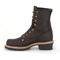 Carolina Men's Elm Logger 8" Steel Toe Slip Resist Work Boot -Brown- 1821 11 Carolina Men's Elm Logger 8" Steel Toe Slip Resist Work Boot -Brown- 1821 -Rocky Sales Store CLA 009 1821