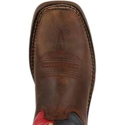 Durango Men's Rebel Steel Toe Western Flag Boot - Brown - DB021 -Rocky Sales Store DB021 birdseye