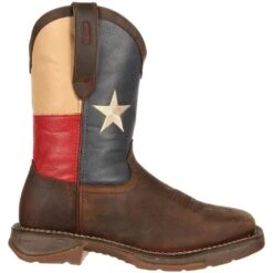 Durango Men's Rebel Steel Toe Western Flag Boot - Brown - DB021 -Rocky Sales Store DB021 profile