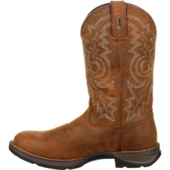 Durango Men's Rebel 12" Round Toe WP Western Boot - Brown - DDB0163 11 Durango Men's Rebel 12" Round Toe WP Western Boot - Brown - DDB0163 -Rocky Sales Store DDB0163 instep profile