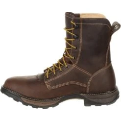 Durango Men's Maverick XP Lacer 8" Round Toe WP Work Boot - DDB0174 -Rocky Sales Store DDB0174 instep profile