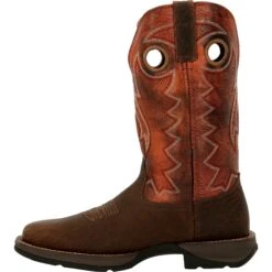 Durango Men's Rebel Ventilated 12" Square Toe Western Boot - DDB0327 -Rocky Sales Store DDB0327 instep profile