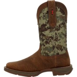Durango Men's Rebel 12" Sqr Toe Pull-On Western Classic Boot - DDB0329 -Rocky Sales Store DDB0329 instep profile