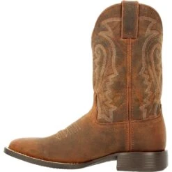 Durango Men's Westward™ 11" Square Toe Pull-On Western Boot - DDB0342 -Rocky Sales Store DDB0342 instep profile