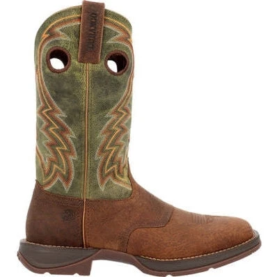 Durango Men's Rebel 12" Square Toe Western Work Boot -Hunter Green- DDB0390 4 Durango Men's Rebel 12" Square Toe Western Work Boot -Hunter Green- DDB0390 - Image 2