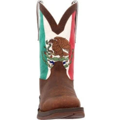 Durango Men's Rebel By Mexico Flag 11" ST Western Boot -Brown- DDB0431 -Rocky Sales Store DDB0431 3 LARGE acd9ecd0 cb4b 4f6f 87c5 8ce802c4b4cc