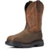 Ariat Men's Big Rig Comp Toe WP Work Boot - Brown - 10033993 2 Ariat Men's Big Rig Comp Toe WP Work Boot - Brown - 10033993 -Rocky Sales Store F20 MNS WORK 10033993 3 4 front