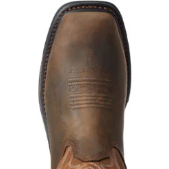 Ariat Men's Big Rig Comp Toe WP Work Boot - Brown - 10033993 10 Ariat Men's Big Rig Comp Toe WP Work Boot - Brown - 10033993 -Rocky Sales Store F20 MNS WORK 10033993 toe