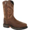 Georgia Men's Carbo-Tec LT 11" Stl Toe WP Western Boot -Brown- GB00264 -Rocky Sales Store GB00264 1