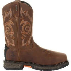 Georgia Men's Carbo-Tec LT 11" Stl Toe WP Western Boot -Brown- GB00264 13 Georgia Men's Carbo-Tec LT 11" Stl Toe WP Western Boot -Brown- GB00264 -Rocky Sales Store GB00264 3