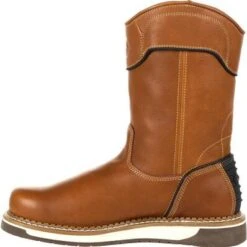 Georgia Men's AMP LT Wedge Pull-On Soft Toe Work Boot - Brown - GB00349 12 Georgia Men's AMP LT Wedge Pull-On Soft Toe Work Boot - Brown - GB00349 -Rocky Sales Store GB00349 6