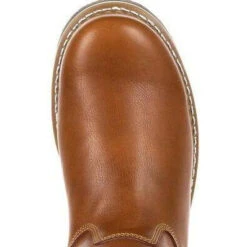 Georgia Men's AMP LT Wedge Pull-On Soft Toe Work Boot - Brown - GB00349 11 Georgia Men's AMP LT Wedge Pull-On Soft Toe Work Boot - Brown - GB00349 -Rocky Sales Store GB00349 7