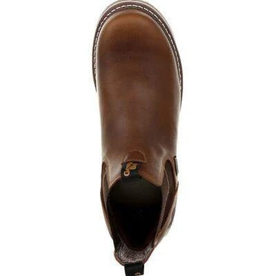 Georgia Men's AMP LT Wedge Chelsea Steel Toe WP Work Boot - Brown - GB00353 5 Georgia Men's AMP LT Wedge Chelsea Steel Toe WP Work Boot - Brown - GB00353 - Image 3