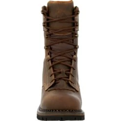 Georgia Men's AMP LT Logger 9" Comp Toe WP 600G Ins Work Boot- GB00491 -Rocky Sales Store GB00491 front