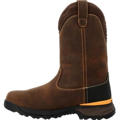 Georgia Men's TBD 11" Soft Toe WP Wellington Pull On Work Boot -Brown- GB00598 5 Georgia Men's TBD 11" Soft Toe WP Wellington Pull On Work Boot -Brown- GB00598 - Image 3