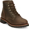 Chippewa Men's Classic 2.0 6" Plain Toe Work Boot - Brown - NC2080 -Rocky Sales Store NC2080 1000x1000 1