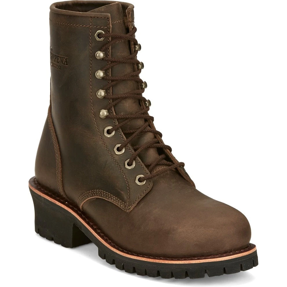 Chippewa Men's Classic 2.0 8" Comp Toe Lace Up Work Boot -Brown- NC2091 3 Chippewa Men's Classic 2.0 8" Comp Toe Lace Up Work Boot -Brown- NC2091