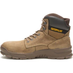 CAT Men's Mobilize Alloy Toe Work Boot - Fossil - P91268 -Rocky Sales Store P91268 4