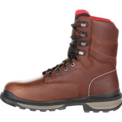 Rocky Men's Rams Horn 8" Comp Toe WP Ins Work Boot - Brown - RKK0284 -Rocky Sales Store RKK0284 6