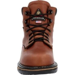 Rocky Men's IronClad 6" WP USA Made Work Boot - Brown - RKK0361 -Rocky Sales Store RKK0361 front