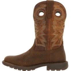 Rocky Men's Legacy 32 11" Square Toe WP Western Boot - Brown - RKW0355 -Rocky Sales Store RKW0355 instep profile