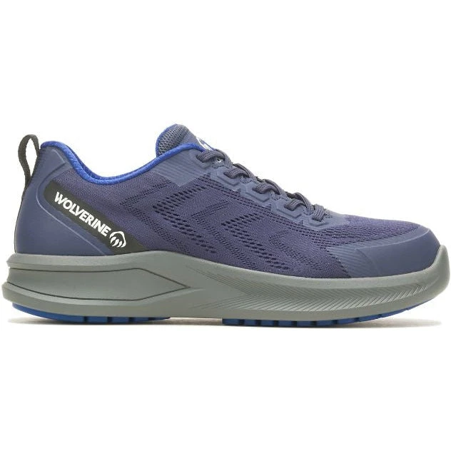 Wolverine Men's Bolt Durashocks Knit Carbonmax Work Shoe -Navy- W231003 4 Wolverine Men's Bolt Durashocks Knit Carbonmax Work Shoe -Navy- W231003 - Image 2