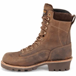 Carolina Men's Birch 8" Comp Toe WP INS Logger Work Boot Brown CA7521 -Rocky Sales Store carolina mens birch 8 comp toe wp ins logger work boot brown ca7521 4