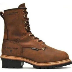 Carolina Men's Elm 8” WP Insulated Metguard Logger Work Boot - CA7821 -Rocky Sales Store carolina mens elm 8 wp insulated metguard logger work boot ca7821 7