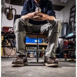 Danner Men's Bull Run USA Made 6" Moc Toe Wedge Work Boot - Brown - 15563 -Rocky Sales Store danner mens bull run usa made 6 moc toe work boot brown 15563 6