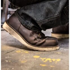 Danner Men's Bull Run USA Made 6" Moc Toe Wedge Work Boot - Brown - 15563 -Rocky Sales Store danner mens bull run usa made 6 moc toe work boot brown 15563 9