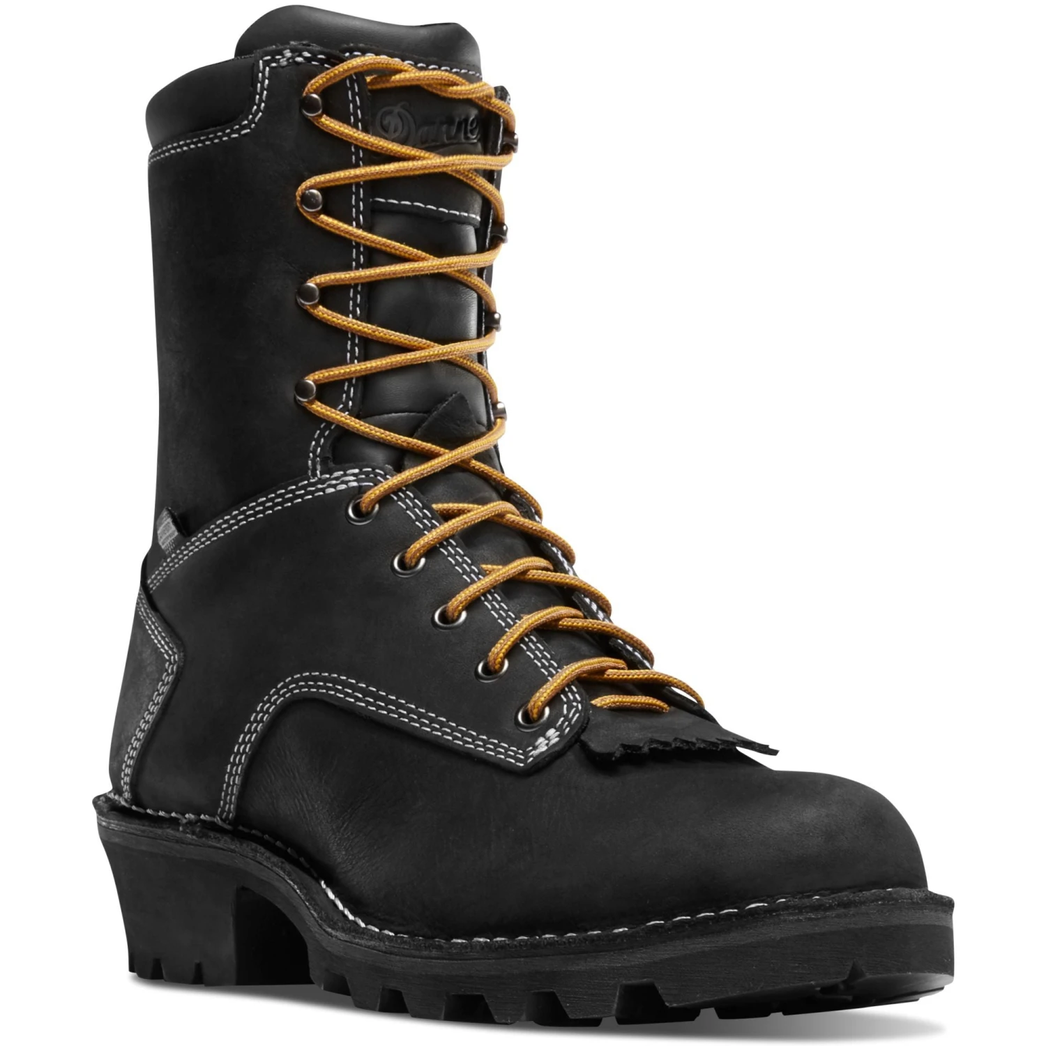 Danner Men's Logger Soft Toe WP Work Boot - Black - 15431 3 Danner Men's Logger Soft Toe WP Work Boot - Black - 15431
