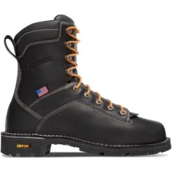 Danner Men's Quarry USA Made 8" Soft Toe WP Work Boot - Black - 17309 -Rocky Sales Store danner mens quarry usa made 8 soft toe wp work boot black 17309 5