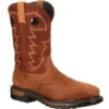 Rocky Men's Original Ride Steel Toe WP Western Boot- Brown- RKYW041 -Rocky Sales Store rocky mens original ride steel toe wp western boot brown rkyw041