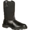 Rocky Men's Warden Pull-On Wellington Duty Boot - Black - FQ0006300 -Rocky Sales Store rocky mens warden pull on wellington duty boot black fq0006300
